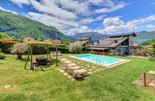 Colico Villa | Villa La Corte with amazing pool and garden