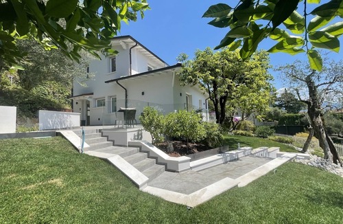 Gardone Riviera Villa | Villa surrounded by greenery with splendid lake view.
