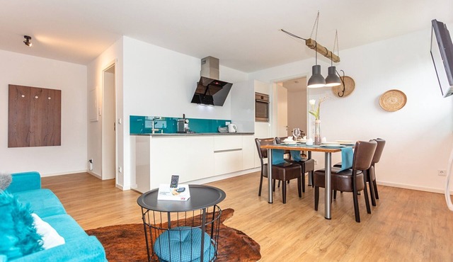 Apartment 3 Deluxe Studio 54 sqm, 1-4 persons, 1 bedroom, living room, 2 balconies