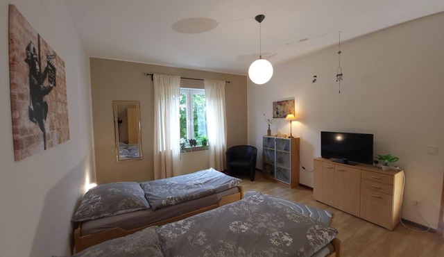 Bright vacation apartment on the first floor - Haus am Berg