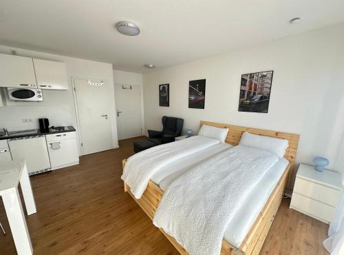 Helles Studio mit Weitblick, Doppelbett, zentrumsnah