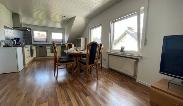 Idyllically situated, quiet apartment in the Lippegold village of Boke