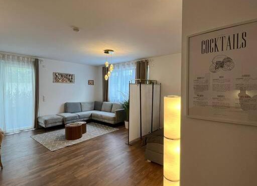 Moderne Wohnung mit 4 Betten