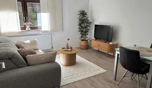 Quiet basement apartment on Coesfelder Berg with infrared sauna