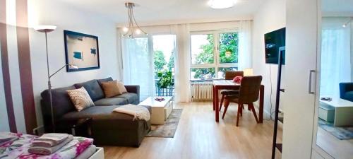 Studio apartment with balcony
