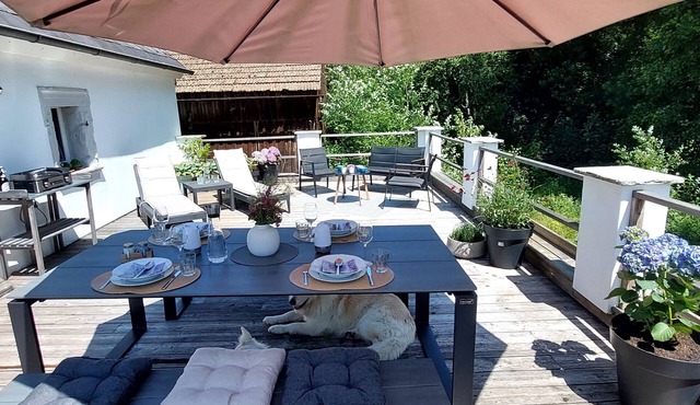 Vacation apartment with fantastic roof terrace
