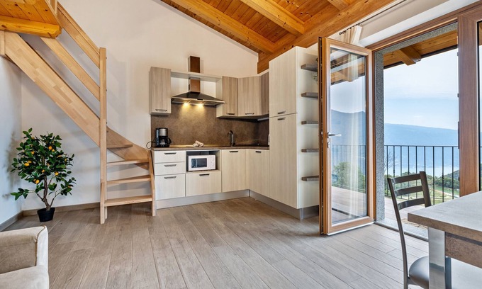 Tremosine Other | Apartment "Agriturismo Bocca Nevese Betulla" with Lake View, Garden & Wi-Fi