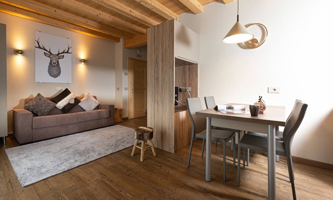 Livigno Apartment | Apartment 'Bondi Chalet St Antoni' with Mountain Views & Wi-Fi