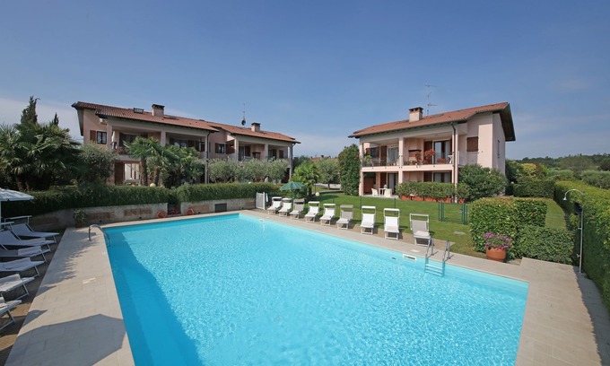 Manerba del Garda Apartment | - Cozy two-room apartment, in the green with "Peonia" pool