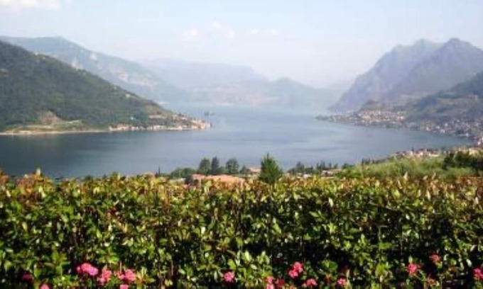 Sale Marasino Apartment | Lago d'Iseo-flat,private garden in residence with swimmimngpool
