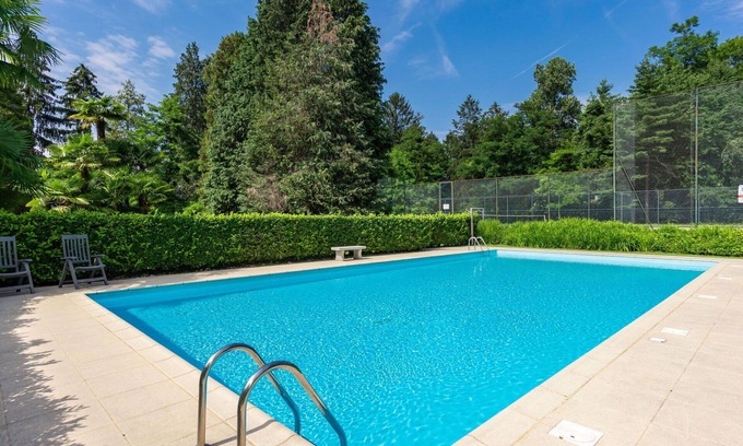 Germignaga Apartment | Lovely apartment for 4 people with A/C, pool, WIFI, TV and terrace