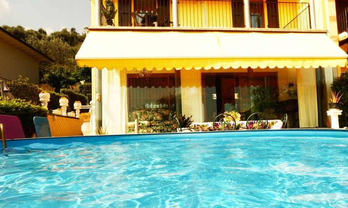 Picedo Villa | Private Villa with A/C, hot tub, WIFI, private pool, TV, terrace, panoramic view, close to Sirmione
