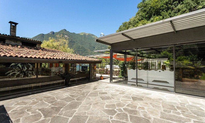 Faggeto Lario Apartment | Spacious Apartment in Pognana Lario with Pool