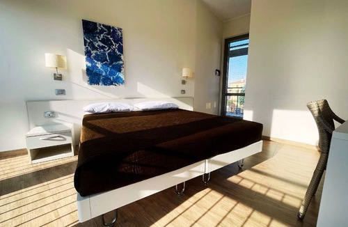Rosate House | Modern master bedroom 10 minutes from highway toll booth